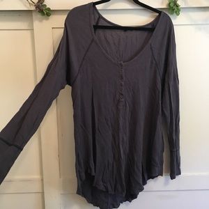 Urban Outfitters navy oversized long sleeve